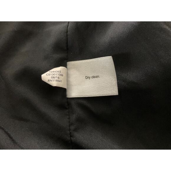 Lane Bryant Women's 24 Black Blazer Jacket Pinstripe Two Button Work Office - Picture 8 of 11